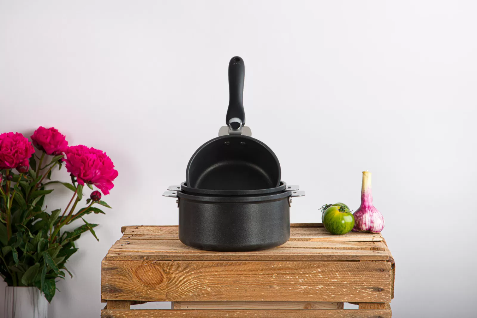 CRISTEL Casseroles Ultralu à poignée amovible