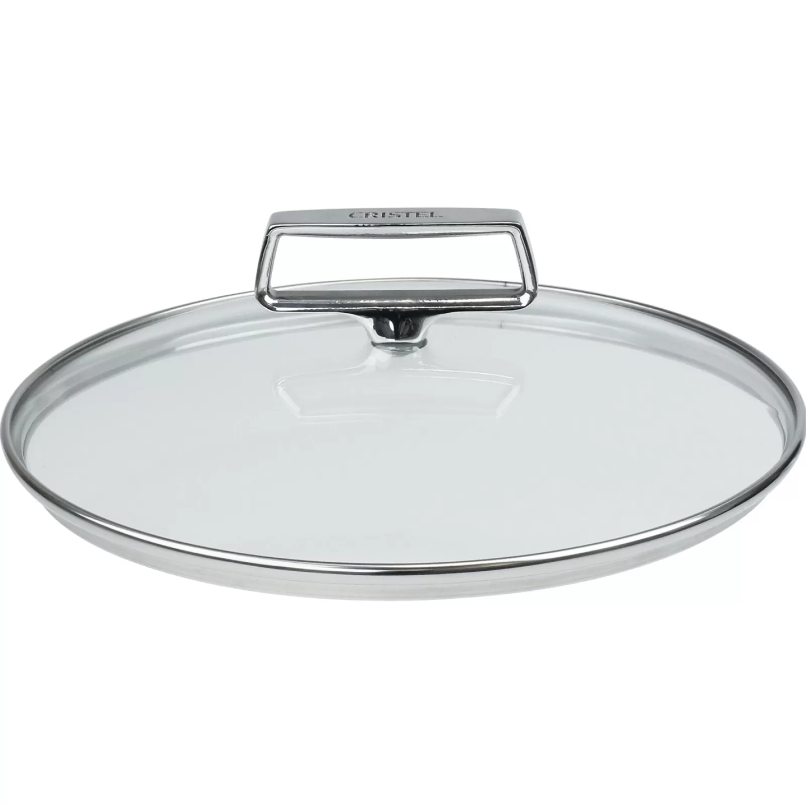 CRISTEL Faitout inox et couvercle en verre