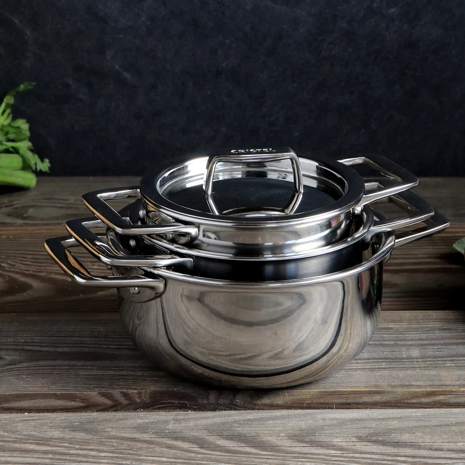 CRISTEL Mini faitout inox