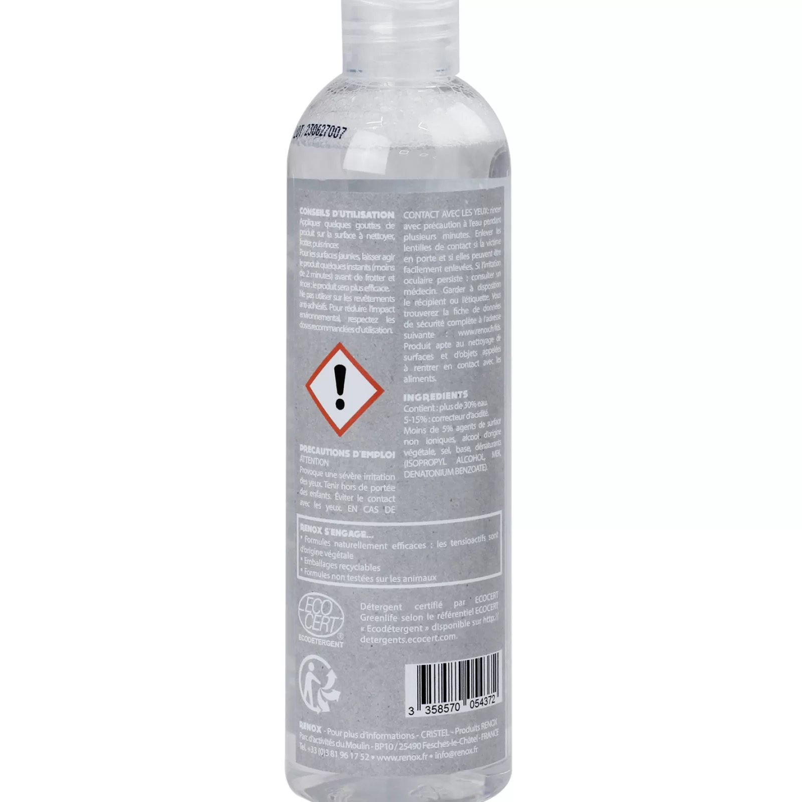 CRISTEL Nettoyant inox