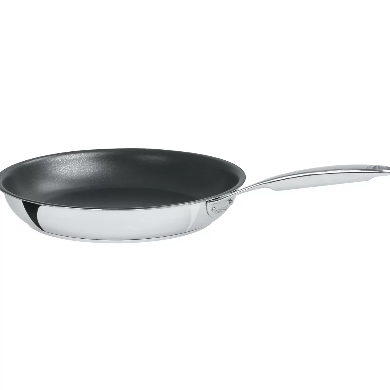 CRISTEL Poêle inox anti-adhésif Exceliss+