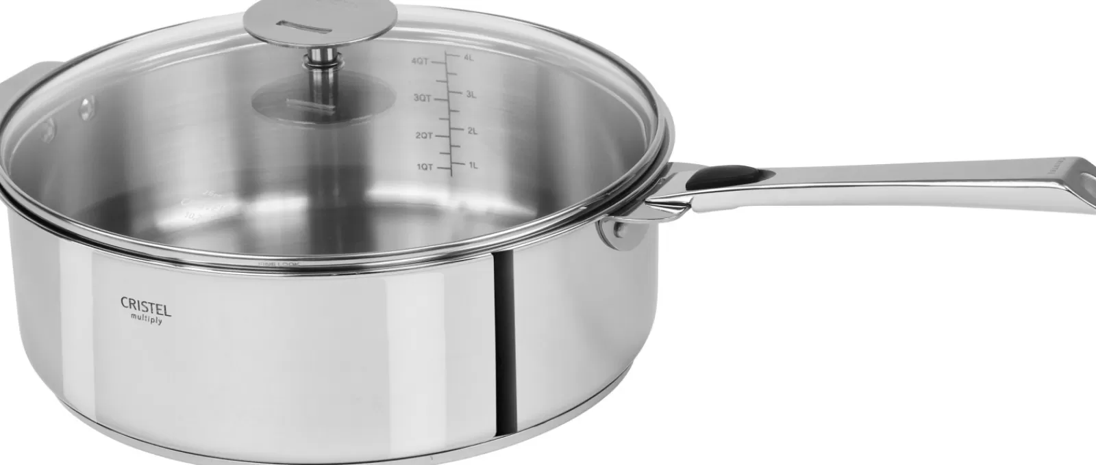 CRISTEL Sauteuse inox Multiply amovible